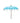 Todo Bien Bali parasol, zeeblauw, 180 cm