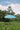 Todo Bien Bali parasol, blauw half zilver, 180 cm