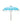 Todo Bien Bali parasol, zeeblauw, 250 cm