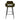 PTMD Fallon velvet barstoel, groen met zwart metaal, set van 2