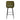 PTMD Fallon velvet barstoel, groen met zwart metaal, set van 2