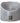 PTMD LED-kaars met bewegende vlam, metallic zilver, maat XL
