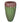 PTMD Linex Groene Keramische Pot – Organisch Geribbeld – Rond – Maat S – Uniek Glazuur