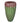 PTMD Linex Groene Keramische Pot – Organisch Geribbeld – Rond – Maat S – Uniek Glazuur