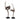 PTMD Yobie dansende vogel sculptuur, messing aluminium, maat S