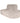 PTMD Lujo Bank – Rechter Ottoman Element in Wit Fiore Stof
