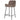 PTMD Leander barstoel, beige, set van 2