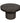 PTMD Bregt lage salontafel bruin marmer donkerbruin onderstel, productfoto