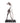 PTMD Skye giraffebeeld, zwart aluminium, 170 cm