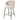 PTMD Ares barkruk, beige met taupe poot, set van 2