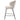 PTMD Ares barkruk, beige met taupe poot, set van 2