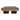 PTMD Warren salontafel 90x90x31 bruin hout goudkleurig metaal, productfoto