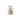 PTMD witte LED-kaars M met gouden dennenboomprint