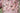 PTMD Laihla keramische vaas, cream-pink met blauwe rozen, maat L