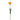 PTMD kunsttulp, oranje papegaaitulp met bladeren