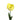 PTMD kunsttulp, gele papegaaitulp met bladeren