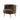 PTMD Nelly fauteuil, donkerbruin bont