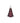 PTMD Breyen glazen kersthanger boom bordeaux S