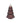 PTMD Breyen glazen kersthanger boom bordeaux L