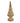 PTMD Yule kerstboombeeld beige kegelvorm L