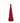 PTMD Yule kerstboom met ster bordeaux S