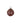 PTMD Stell glazen kerstbal bordeaux XS