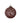 PTMD Stell glazen kerstbal bordeaux M