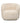 PTMD Aphrodite fauteuil, beige bont, small