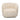 PTMD Aphrodite fauteuil, beige bont, small