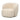 PTMD Aphrodite fauteuil, beige bont, small