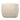 PTMD Aphrodite fauteuil, beige bont, small