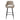 PTMD Fallon barkruk, Opulence 08 taupe met zwart metalen onderstel, set van 2