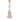 Bazar Bizar Ocean Whisper ketting van hout en schelp, naturel wit – foto 3