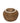Bazar Bizar koloniale Peek-a-Boo mand van rotan met schelpen, maat S