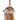 Bazar Bizar Raffia Lupina kwast met schelpjes, naturel – foto 7