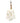 Bazar Bizar Kai Shell sleutelhanger van schelpen, wit