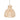 Bazar Bizar Matcha Whisk hanglamp van rotan, naturel, maat M