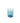 De azuurkleurige gehamerde hoge tumbler - blauw