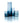 Bazar Bizar – De Azure Rippled Drinkglas Hoog – Blauw
