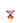 Sunset Bloom Candle Holder – Oranje/Roze