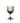 Bazar Bizar Moss Ripple wijnglas, groen