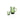 Bazar Bizar Moss Ripple waterglas, groen