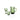 Bazar Bizar Moss Ripple waterglas, groen
