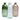 Bazar Bizar Jinsuo vaas van gerecycled glas, groen – foto 3