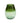 Bazar Bizar Qiezi vaas van gerecycled glas, groen, L