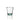 Bazar Bizar Tching glas, blauw