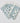 Blauwe handgemaakte servetten Little lotus blue – set van 4