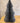 Papieren honeycomb kerstboom zwartgrijs L