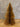 Papieren honeycomb kerstboom goudkleurig M
