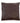 Bazar Bizar leren kussenhoes met vier panelen, choco, 60 x 60 cm